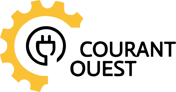 Courant ouest logo noir