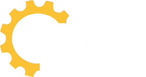 Courant ouest logo blanc